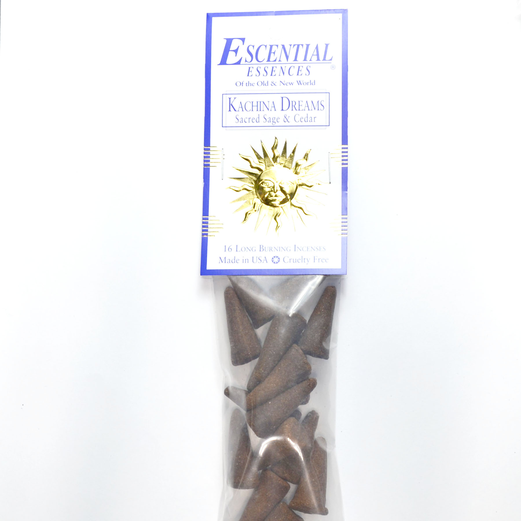 16/pk Kachina Dreams escential essences incense cones