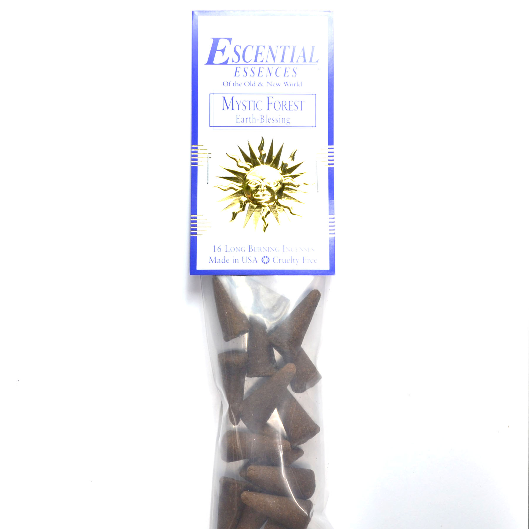 16/pk Mystic Forest escential essences incense cones